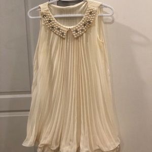 Bejewelled babydoll dress
